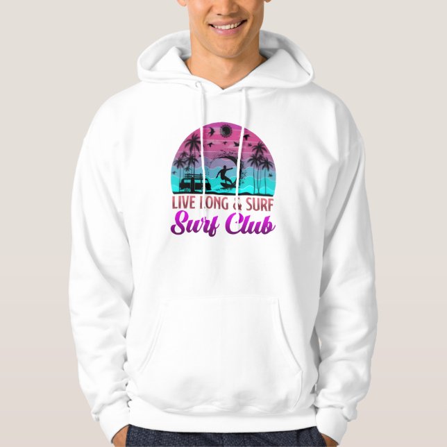 Sudadera Surf Club sweatshirt for ocean lovers   (Anverso)