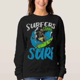 Sudadera Surf Gonna Surfboard Surfing Water Sport B