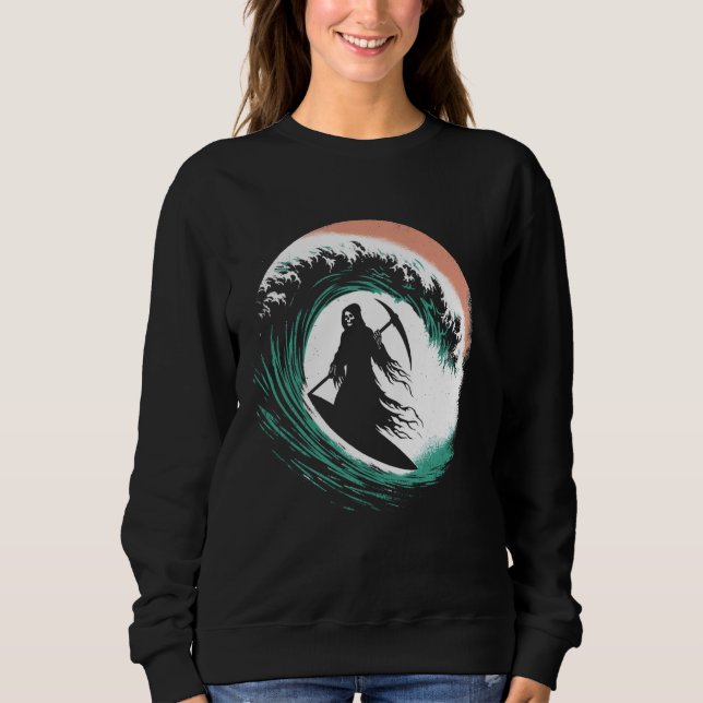 Sudadera Surf Grim Reaper - Espectacular disstume de Hallow (Anverso)