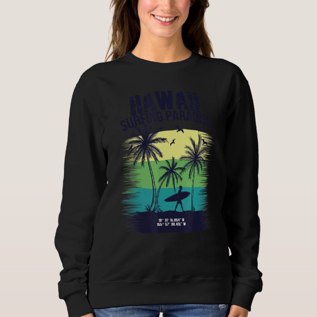 Sudadera Surf Hawaii 2 (Anverso)