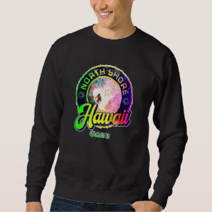 Sudadera Surf North Shore Oahu Surfer Hawaii Surf Board