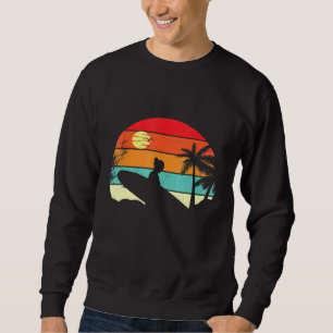 Sudadera Surf Retro Surfer Sunset Palm Tree - Surf 1