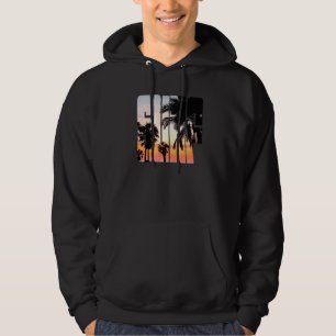 Sudadera Surf Sunrise Summer Vacation Ir A Beach Palm Tree