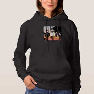 Sudadera Surf Sunrise Summer Vacation Ir A Beach Palm Tree