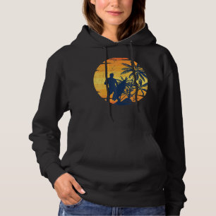 Sudadera Surfboard Surfer Ocean Water Sport Tropical Sunset
