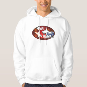 Sudadera Surfer de Maui Hawaii ondas chicos de arte hoodie
