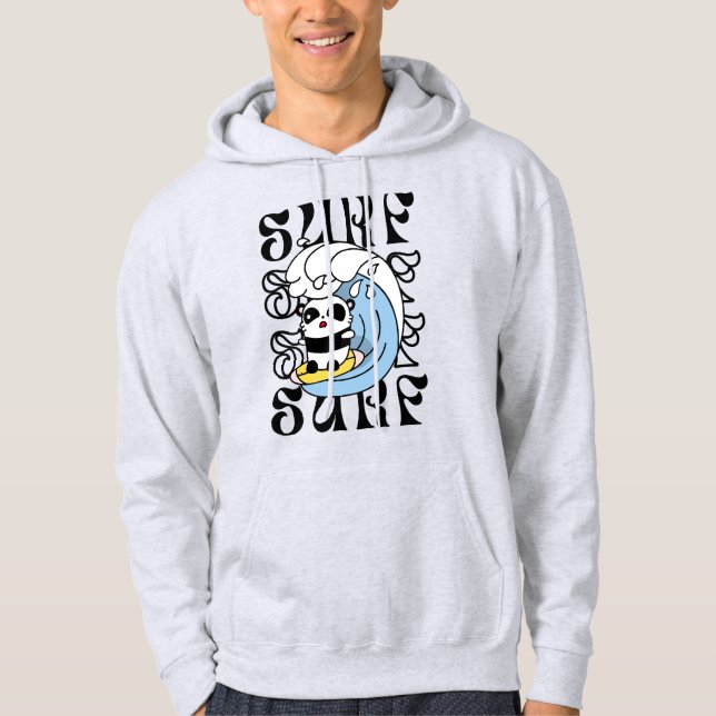 Sudadera Surfer Panda (Anverso)