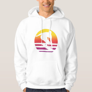 Sudadera Surfer Retro Surfing Sunset