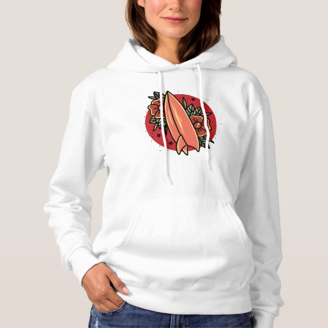 Sudadera Surfing Antiguo (Anverso)