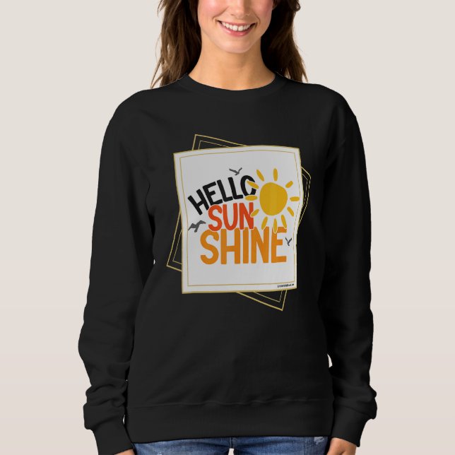 Sudadera Surfing Beach Summer Vacation Palm Trees Ocean Sur (Anverso)