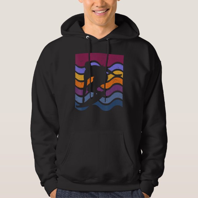 Sudadera Surfing Beach Surfer Surf Summer Ocean Waves (Anverso)