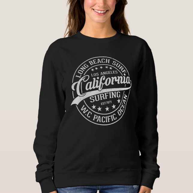 Sudadera Surfing de California Long Beach Surf 1 (Anverso)