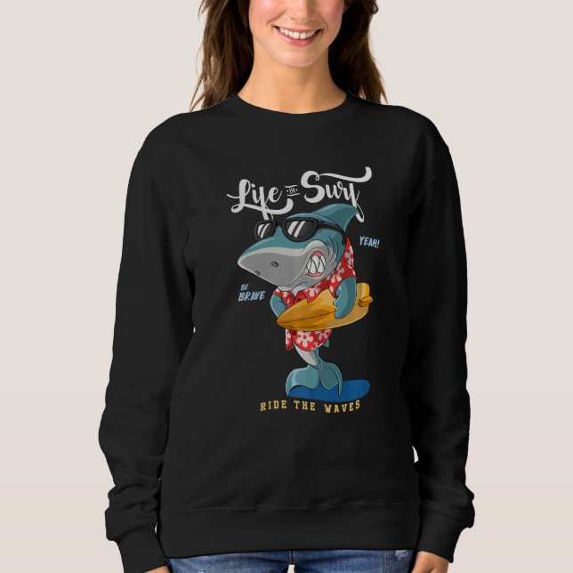 Sudadera Surfing de Guay Shark (Anverso)