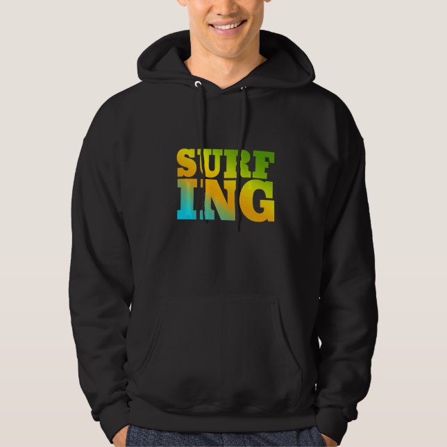 Sudadera Surfing Diseñado Con Colores Naturales (Anverso)