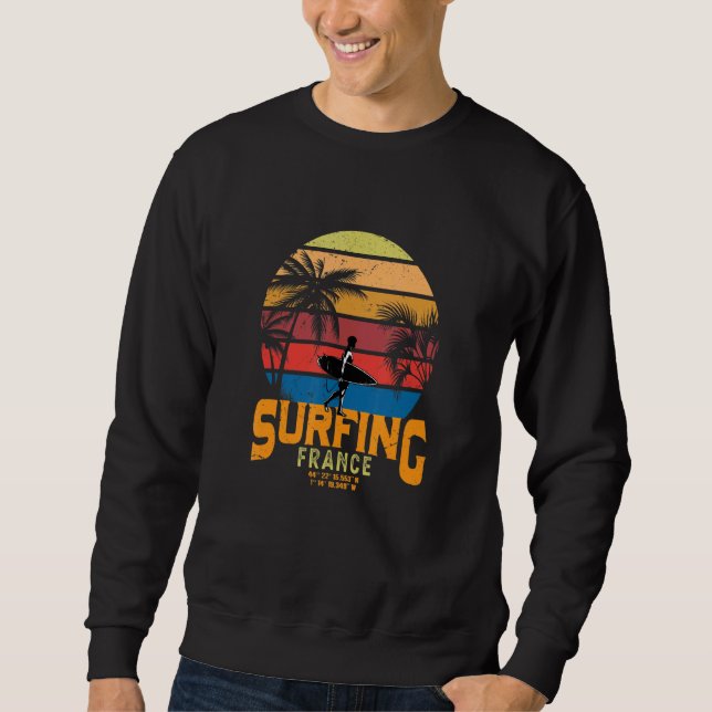 Sudadera Surfing en Francia 3 (Anverso)