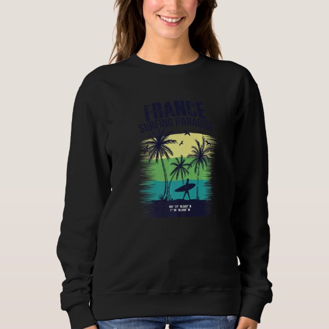 Sudadera Surfing en Francia 3 (Anverso)