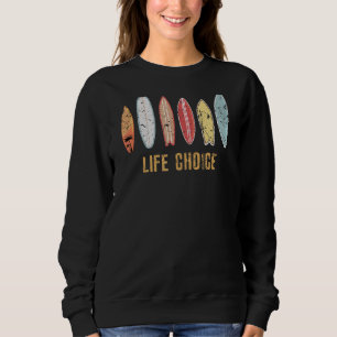 Sudadera Surfing Life Choice Surf Vintage Surfboard Classic
