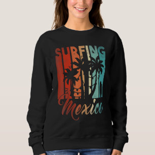 Sudadera Surfing Mexico Palm Beach Island Vacaciones Sunset