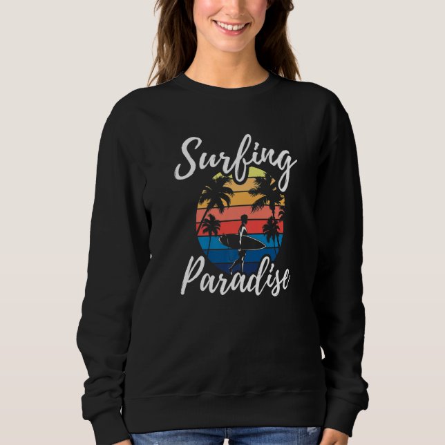 Sudadera Surfing Paradise   (Anverso)