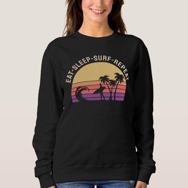 Sudadera Surfing Retro (Anverso)