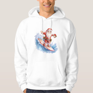 Sudadera Surfing Santa Hoodie