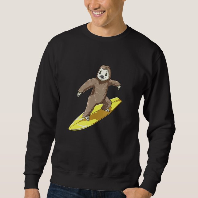 Sudadera Surfing Slots en Surfboard (Anverso)