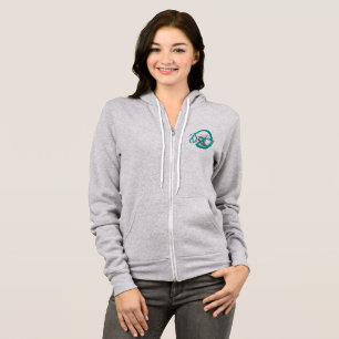 Sudadera Surfing Sport   Hoodie de cierre completo para muj