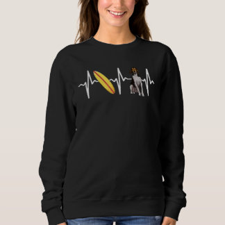 Sudadera Surfing Trek Walker Coonhound Heartbeat Dog