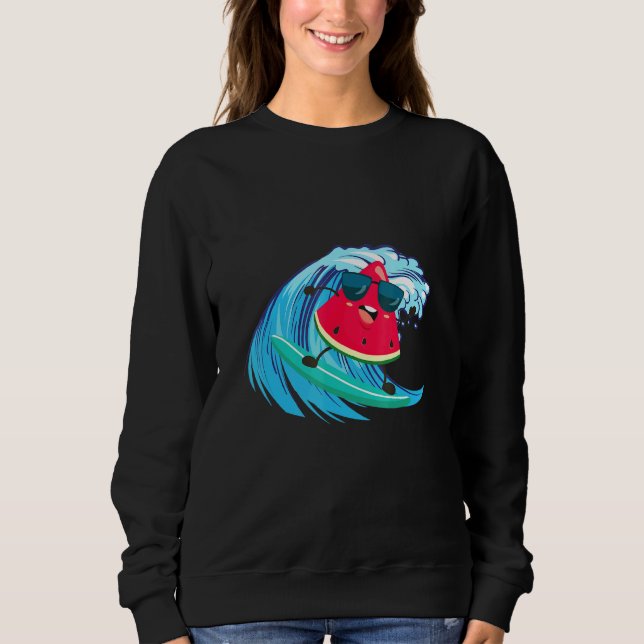 Sudadera Surfing Watermelon Con Gafas De Sol (Anverso)