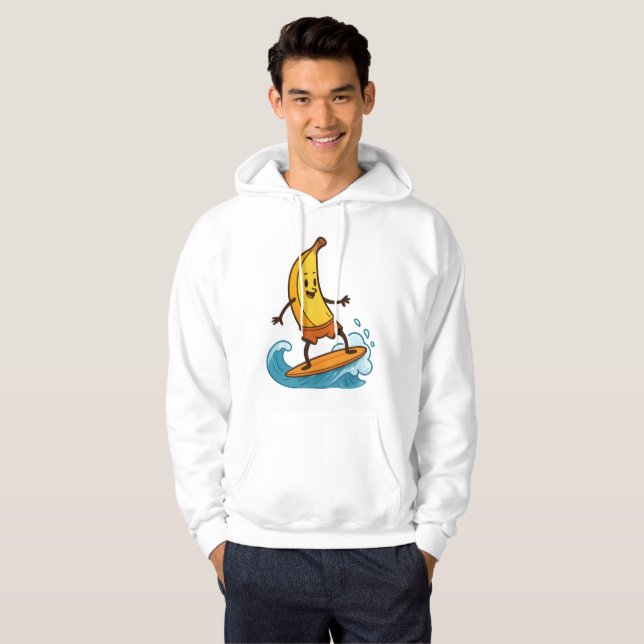 Sudadera Surfista de plátano (Anverso completo)