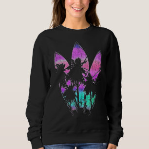 Sudadera Surfista deportes náuticos Palm Trees Surfboard Va