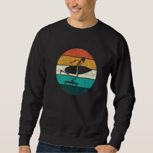 Sudadera Surfista Esqueleto Angustiado Vintage Surfer Premi