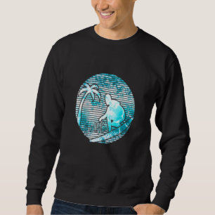 Sudadera Surfista Retro Sol Vintage Surfing Tabla de Surf R