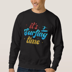 Sudadera Surfista Vintage Surf Retro Playa Vacaciones de Ve
