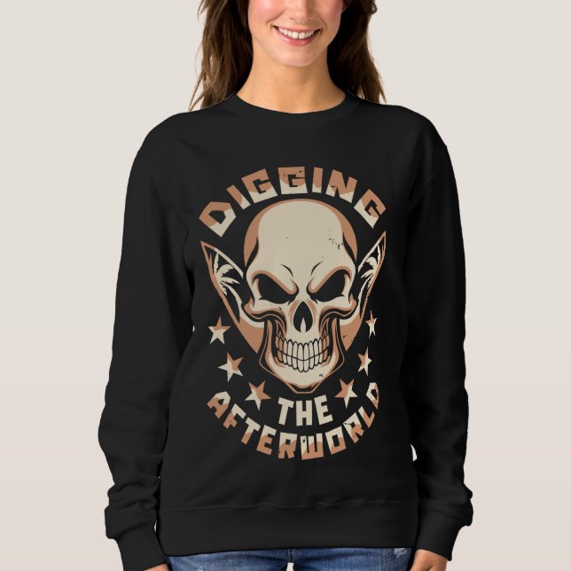 Sudadera Surfrider Surfboard Surfing Skull - Waves Surfer (Anverso)