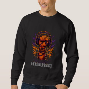 Sudadera Surge de sonido Calzado Negra
