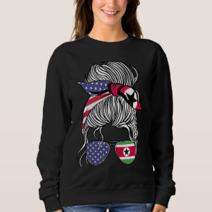 Sudadera Surinamés Patriota Americano Orgullosa Mujer Chica