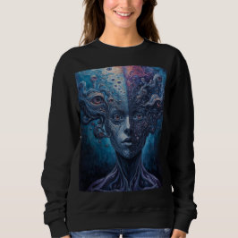 Sudadera Surreal Psychedelic Multiple Eyes Split Vision