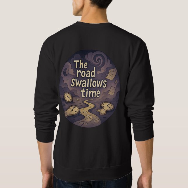 Sudadera Surreal Time Vortex Gráfico TeeT-Shirt Sweatshirt (Reverso)