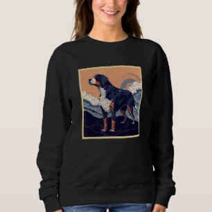 Sudadera Surrealismo Pintura Japonesa Gran Suizo Montaña