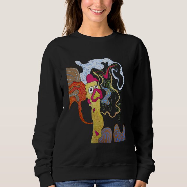 Sudadera Surrealistic Artwork Contemporary Art Graphic Crea (Anverso)