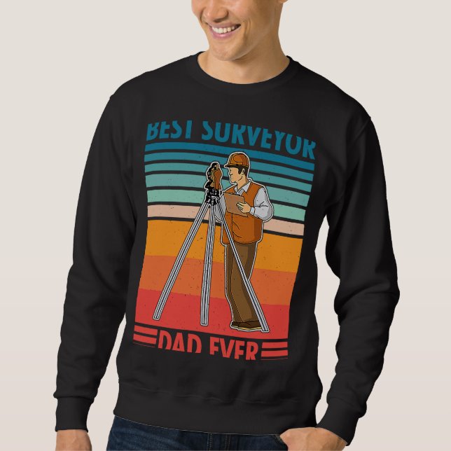 Sudadera Surveyor geodesy surveying engineer theodolite pro (Anverso)