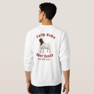 Sudadera Sus cabras Boer de granja