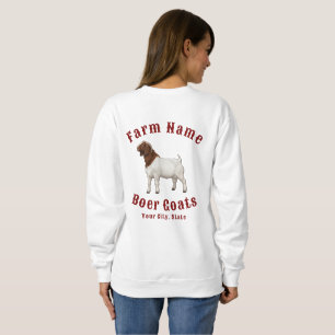 Sudadera Sus cabras Boer de granja