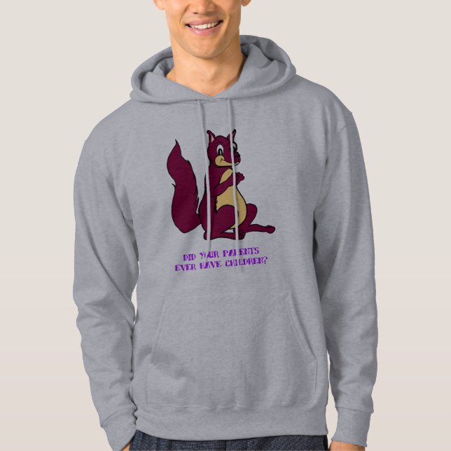 Sudadera ¿Sus padres tienen nunca niños? (Anverso)