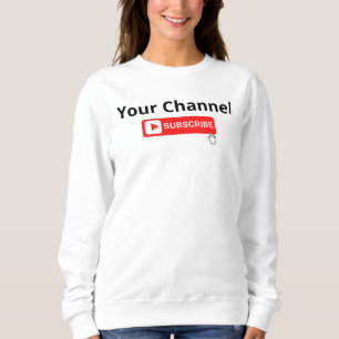 Sudadera Suscripción personalizada al canal