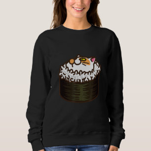 Sudadera Sushi arroja gato persa japonés gourmet Kitty