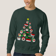 sushi de árbol de navidad feo