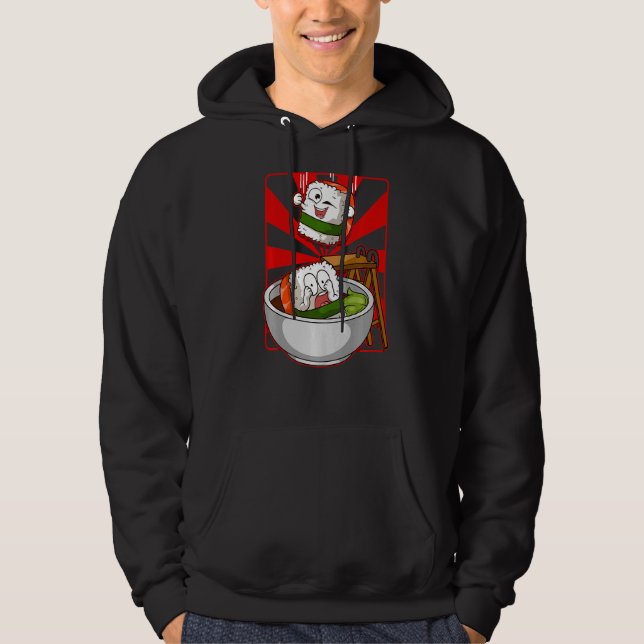 Sudadera Sushi divertidísimo japonés con cañón de cañón (Anverso)