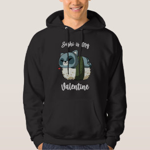Sudadera Sushi es Mi Mapache del Día de San Valentín Divert